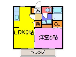 サニーコート柳ヶ坪の物件間取画像